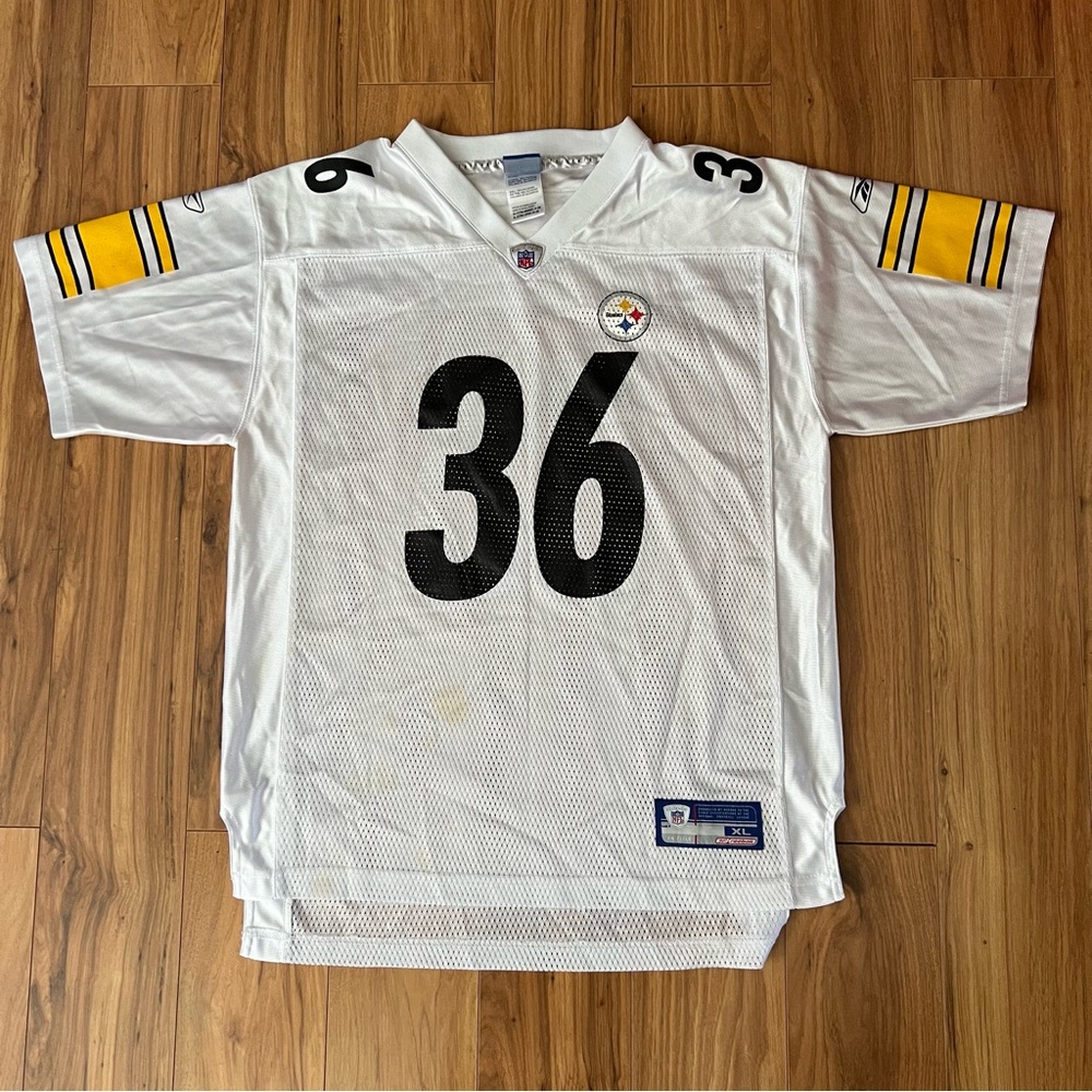 Reebok Pittsburgh Steelers Road Jersey Jerome Bettis XL 18-20